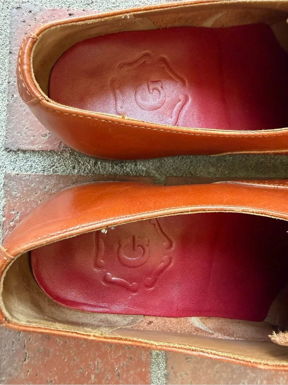 Grenson England Cognac Oxford Cap Toe UK8F/US9